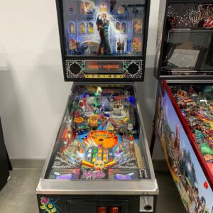 Addams Family Pinball in a room