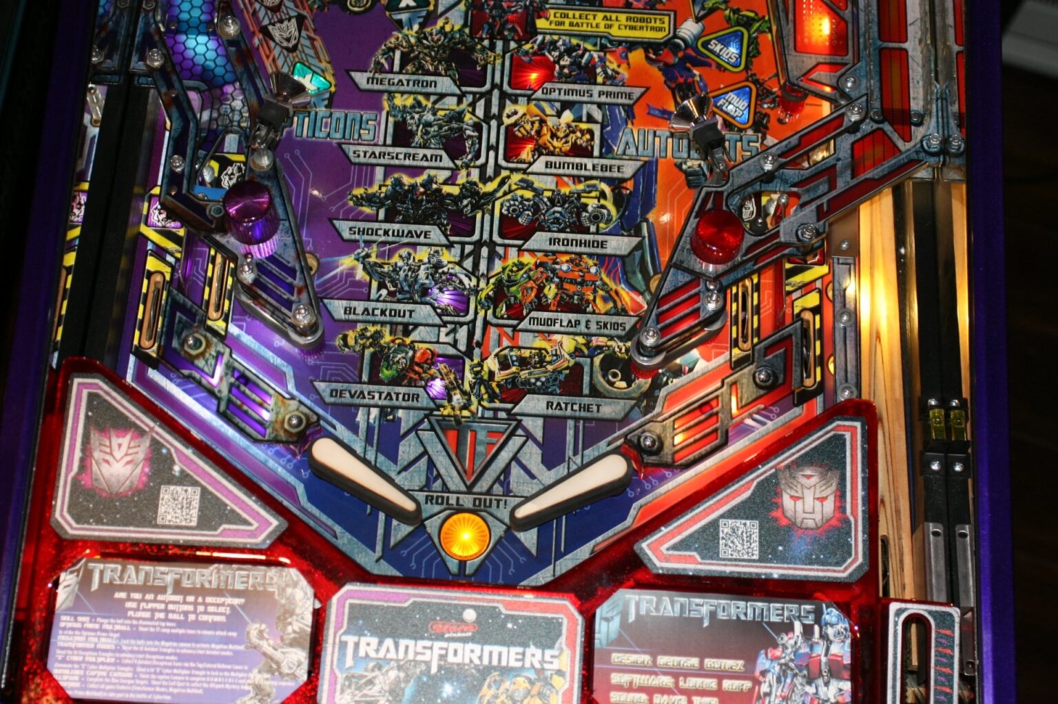 transformers pro pinball machine