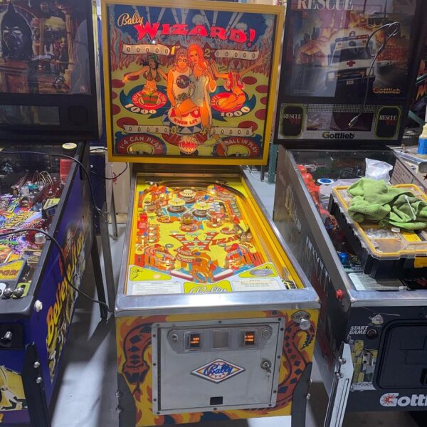 Bally wizard pinball in the store