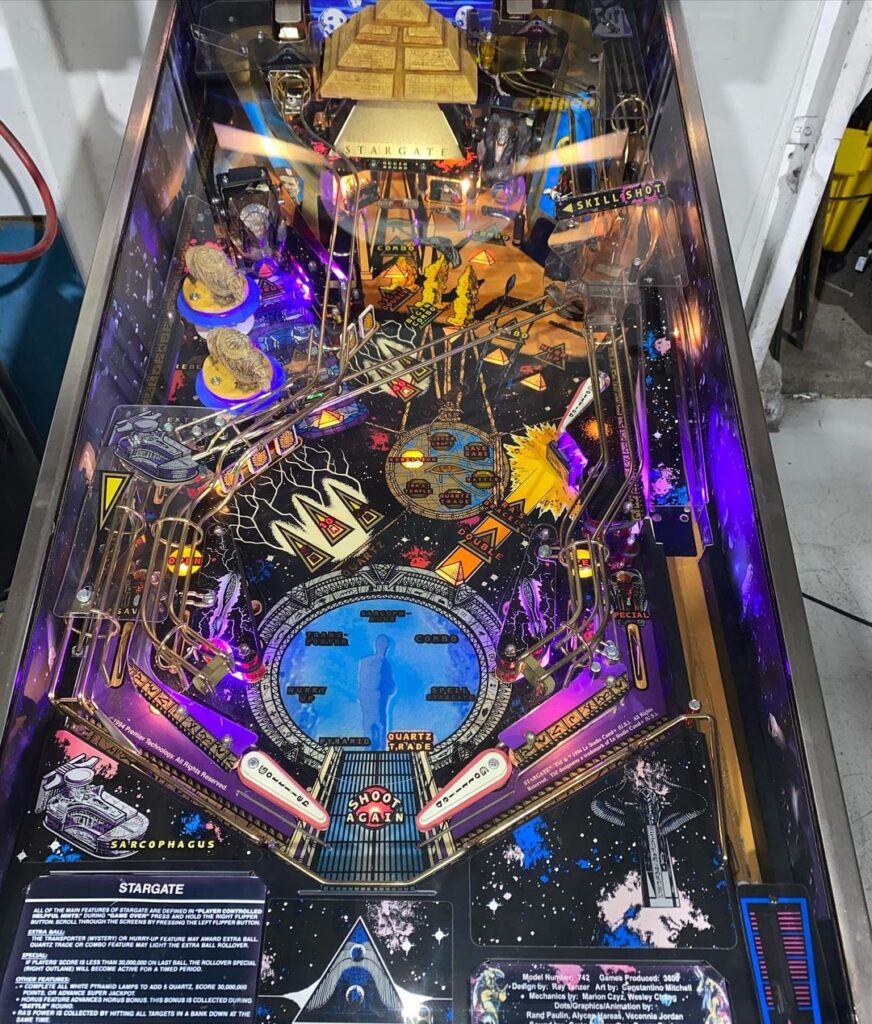 Buy Stargate Pinball Online:-“Stargate” is in excellent condition and plays